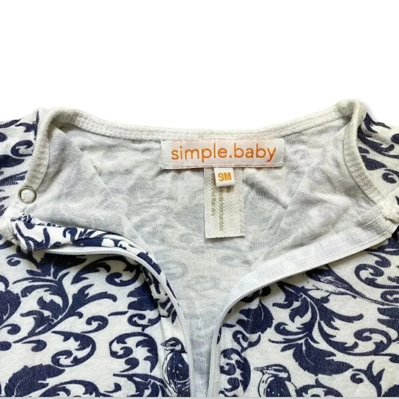 Simple Baby | Footed Sleeper (9 mos) 🐦 - Picture 3 of 3
